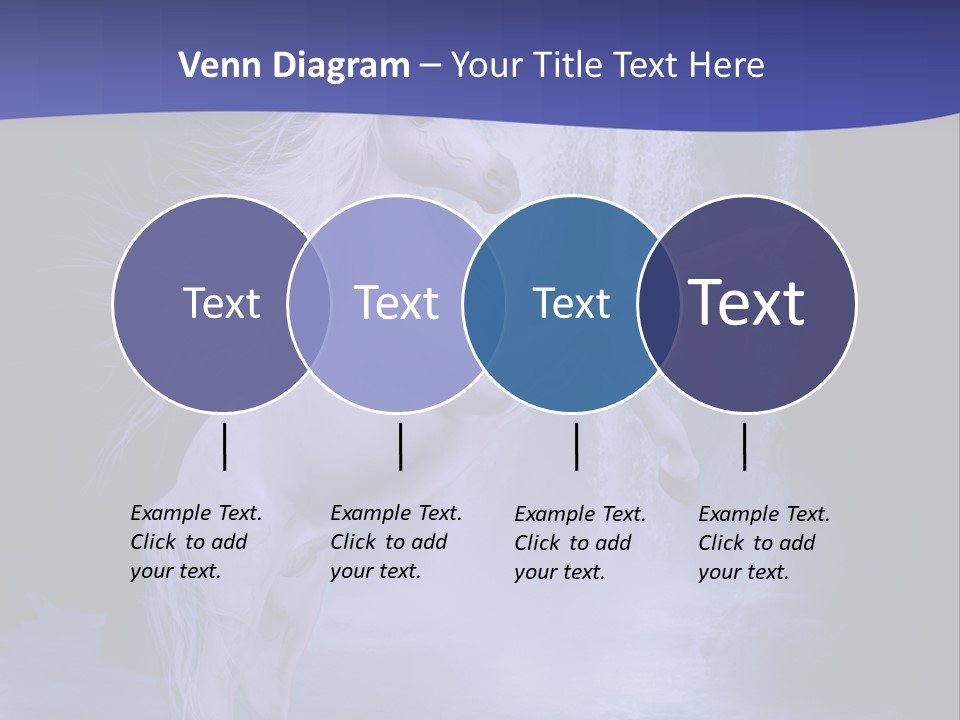 Waterfall Fae Water PowerPoint Template