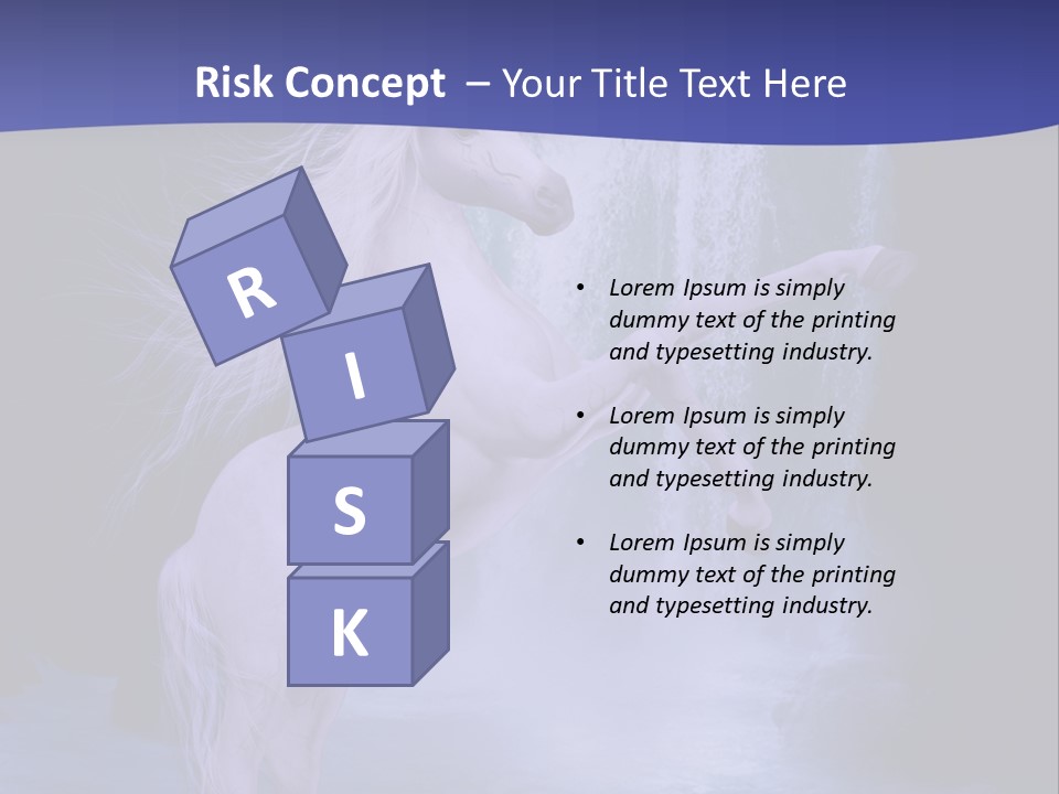 Waterfall Fae Water PowerPoint Template