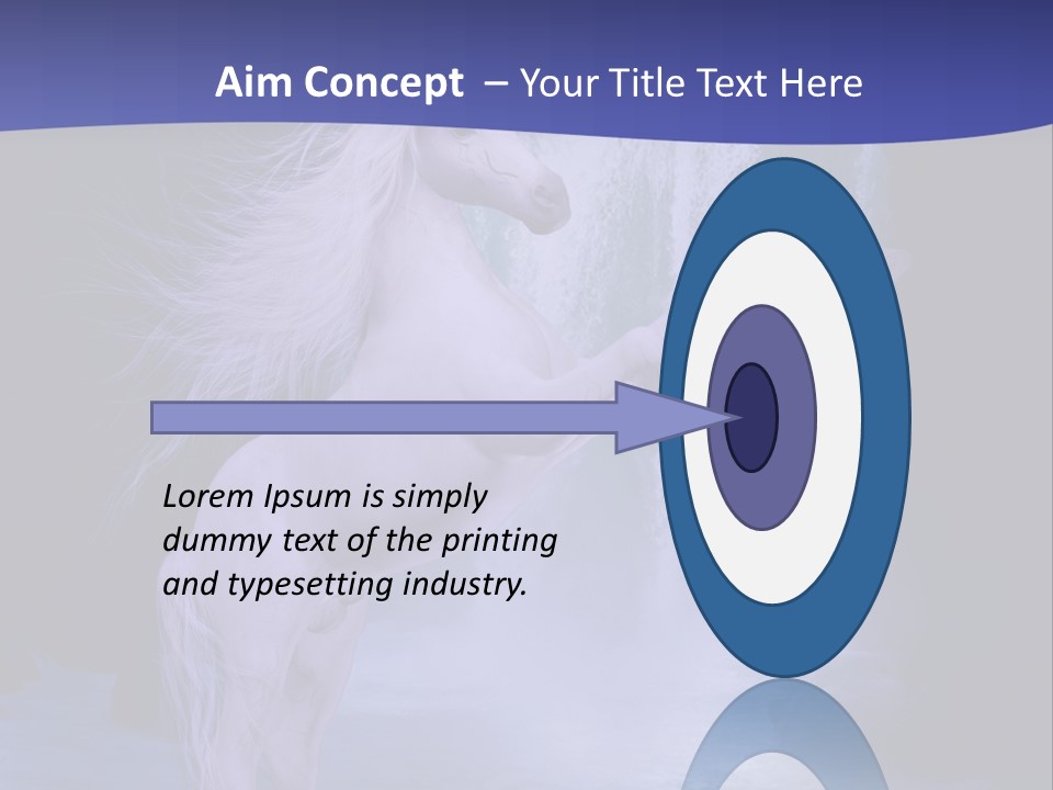 Waterfall Fae Water PowerPoint Template