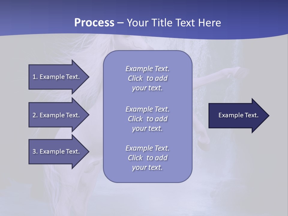 Waterfall Fae Water PowerPoint Template