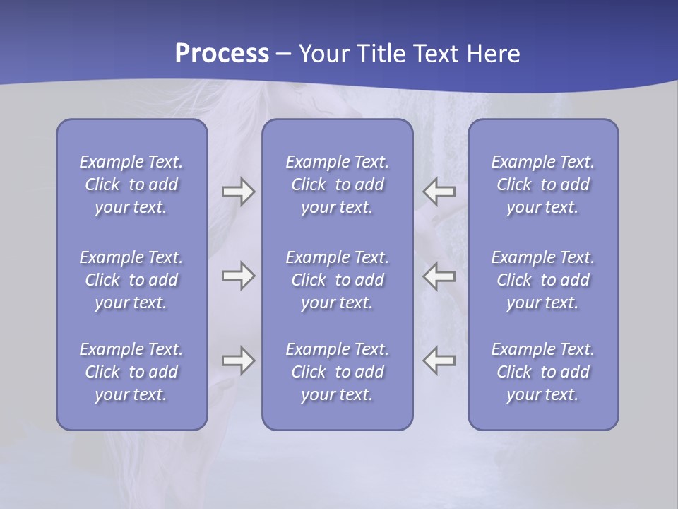 Waterfall Fae Water PowerPoint Template
