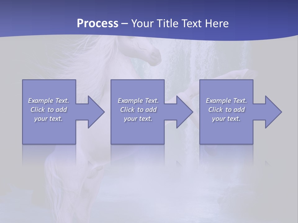 Waterfall Fae Water PowerPoint Template
