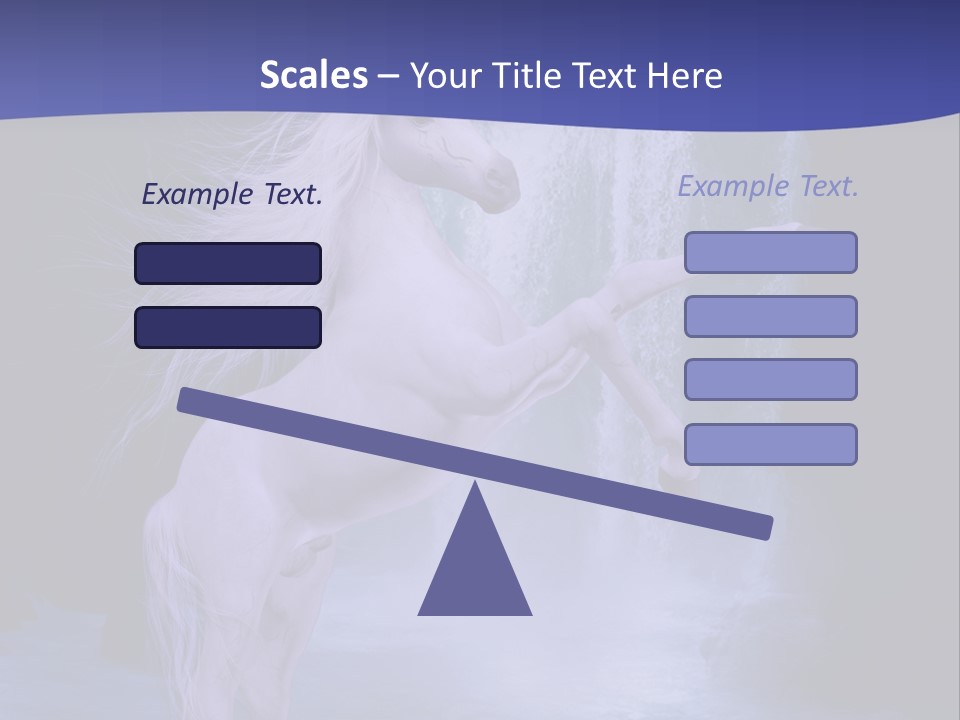 Waterfall Fae Water PowerPoint Template