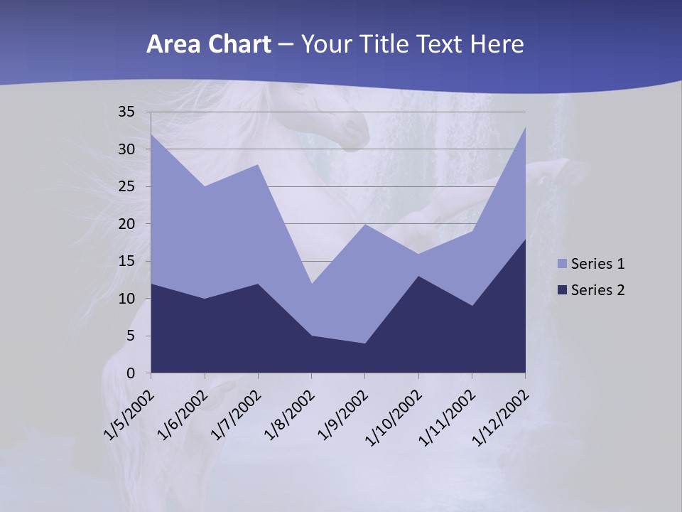 Waterfall Fae Water PowerPoint Template