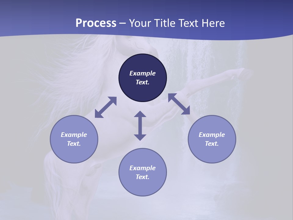 Waterfall Fae Water PowerPoint Template