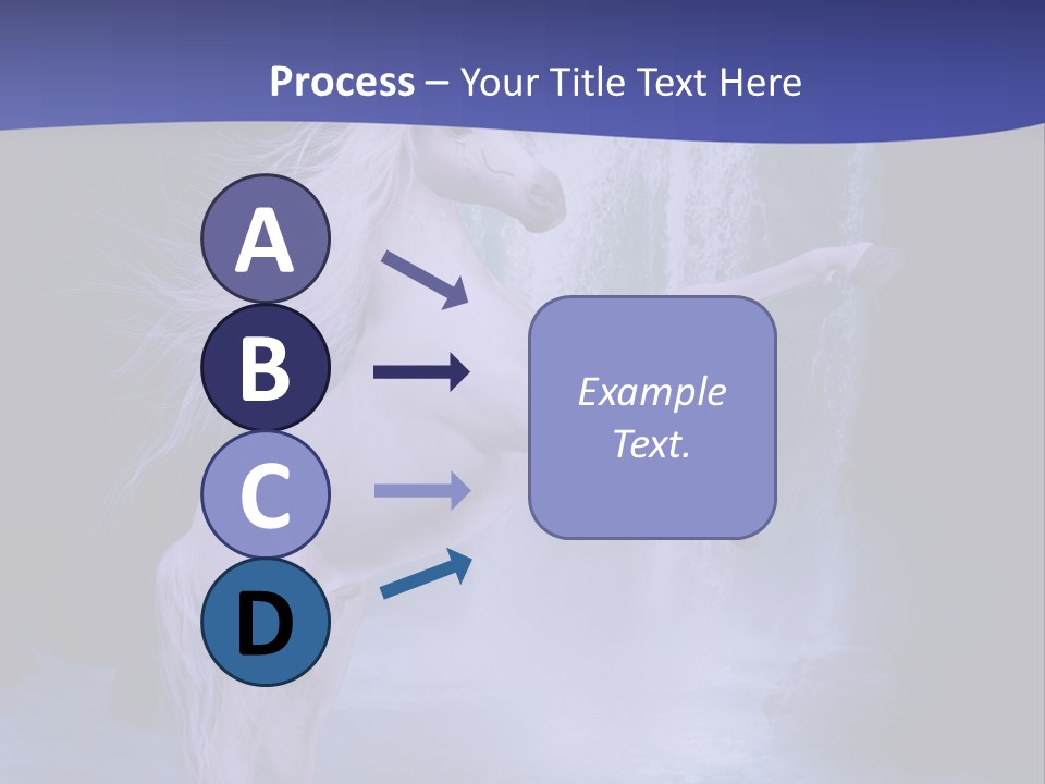 Waterfall Fae Water PowerPoint Template