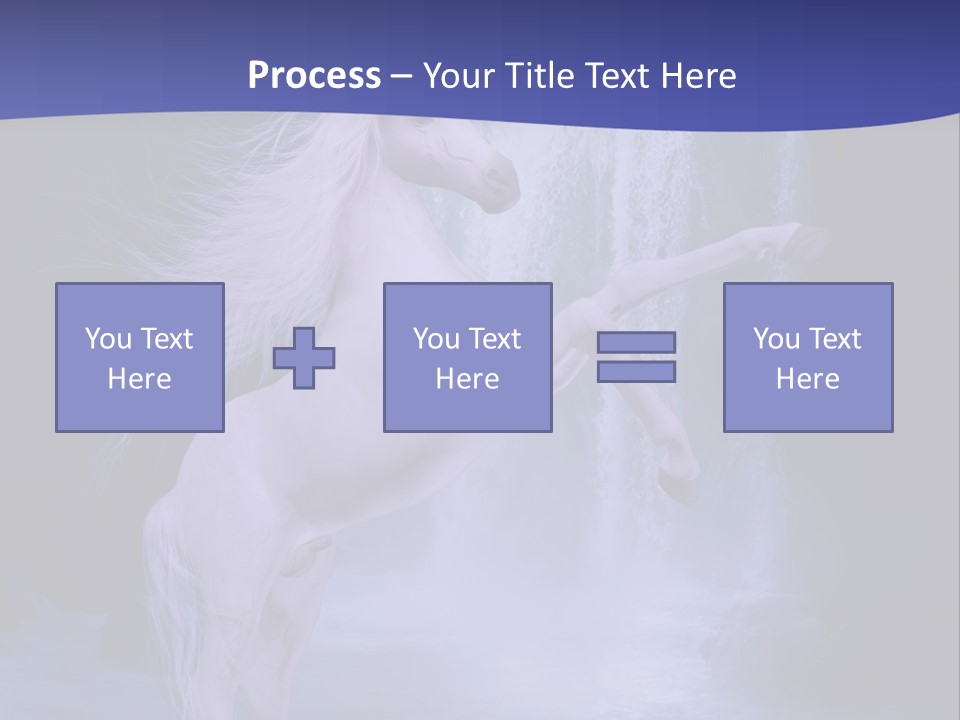Waterfall Fae Water PowerPoint Template