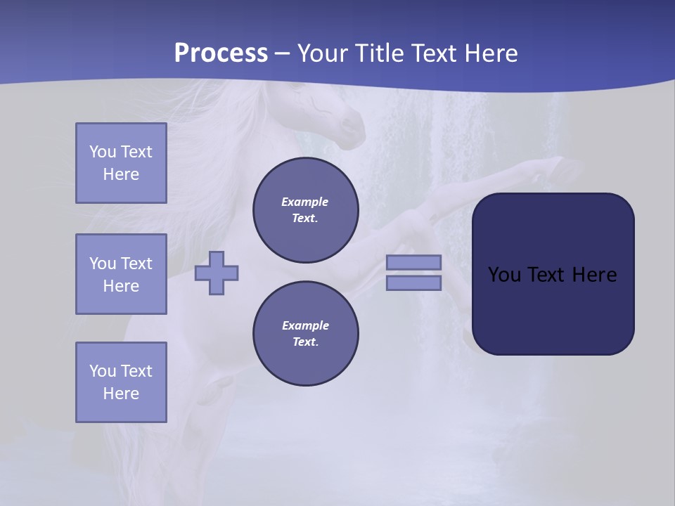Waterfall Fae Water PowerPoint Template