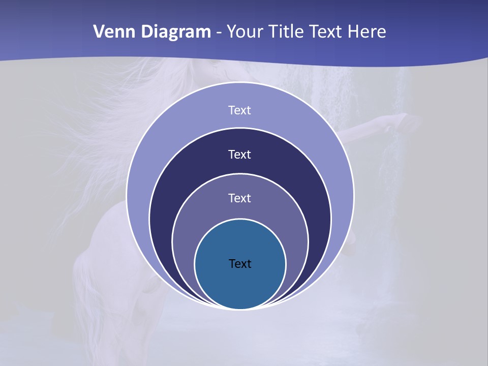 Waterfall Fae Water PowerPoint Template