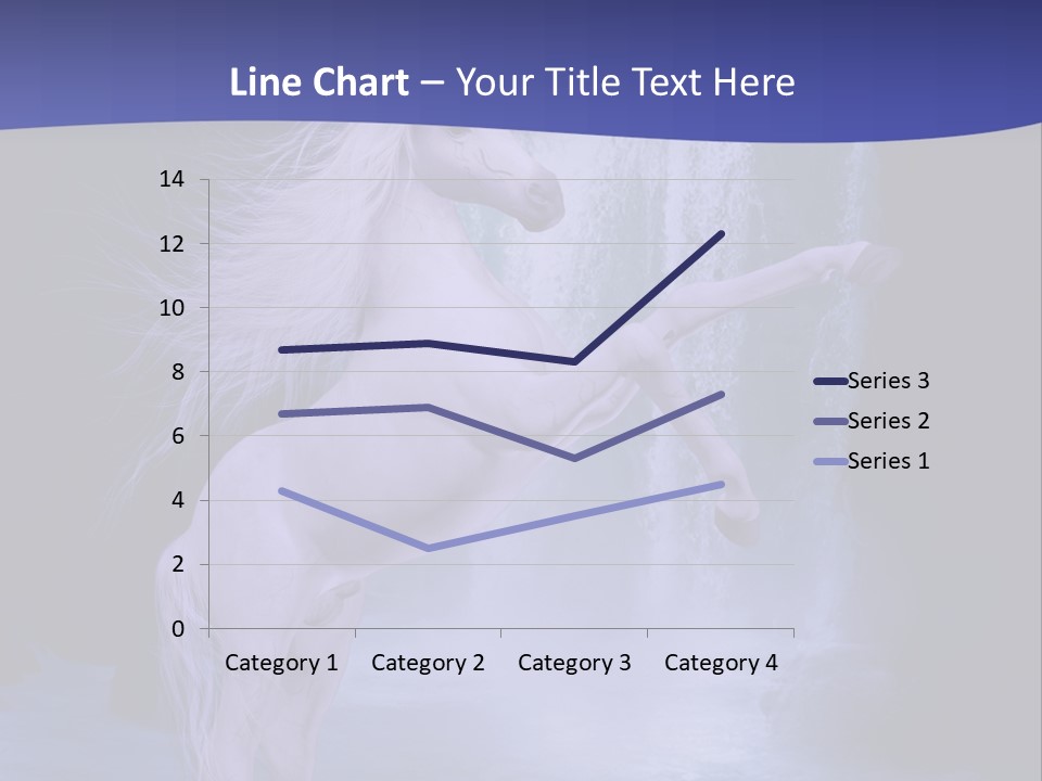 Waterfall Fae Water PowerPoint Template