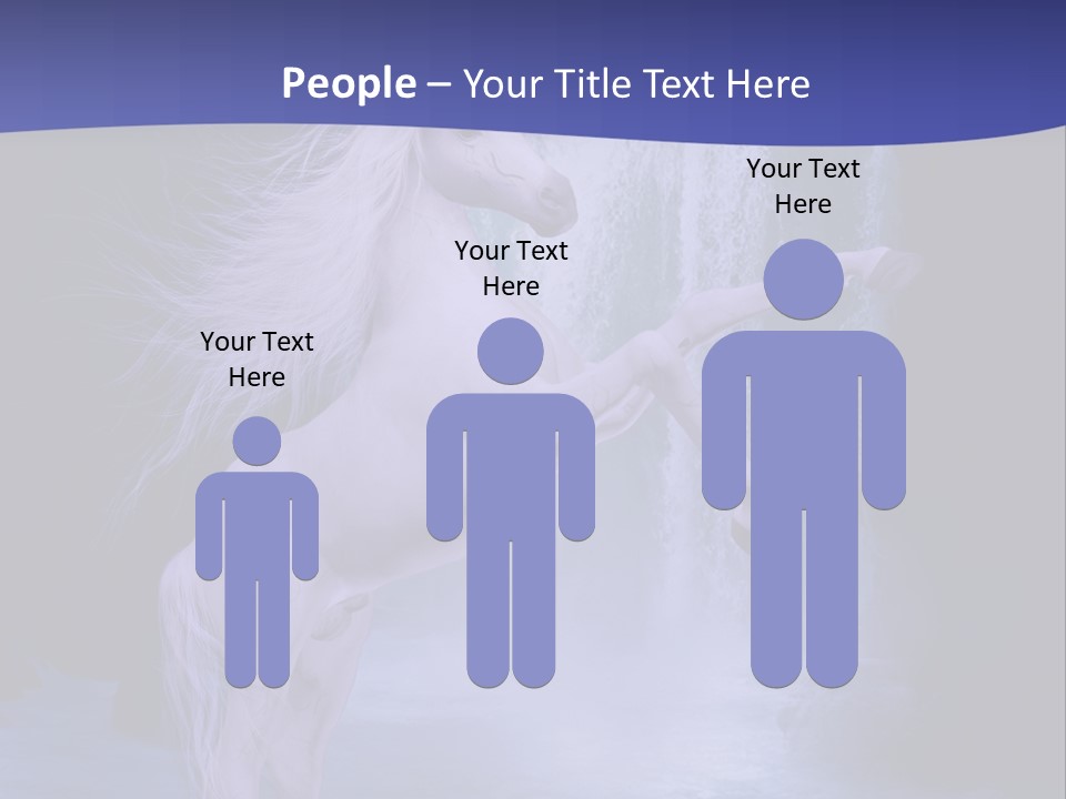 Waterfall Fae Water PowerPoint Template