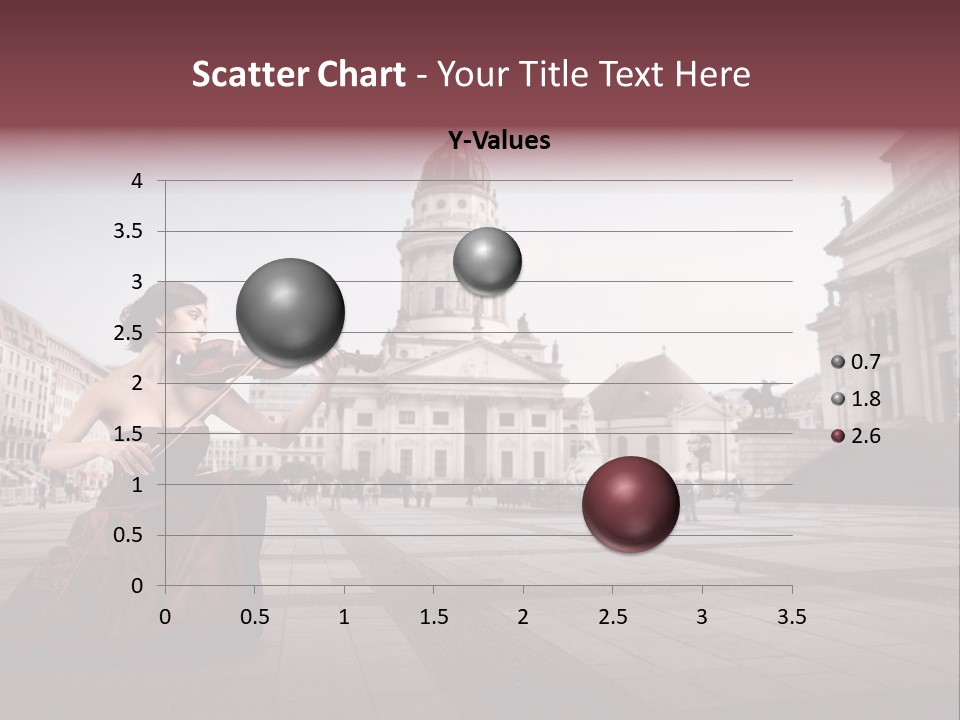 Classic Woman Student PowerPoint Template