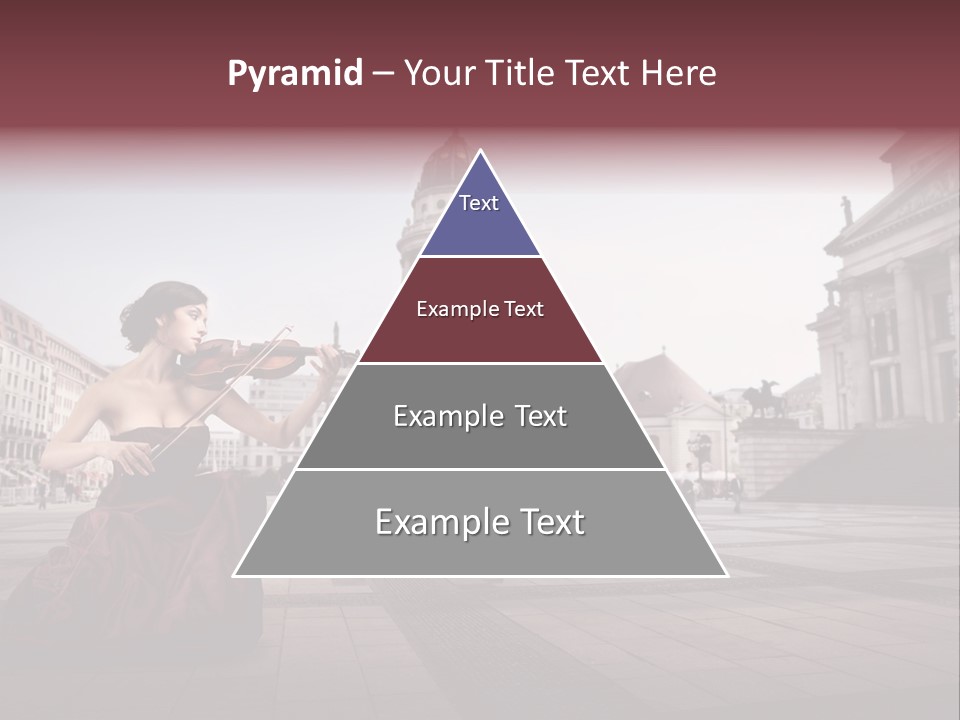 Classic Woman Student PowerPoint Template