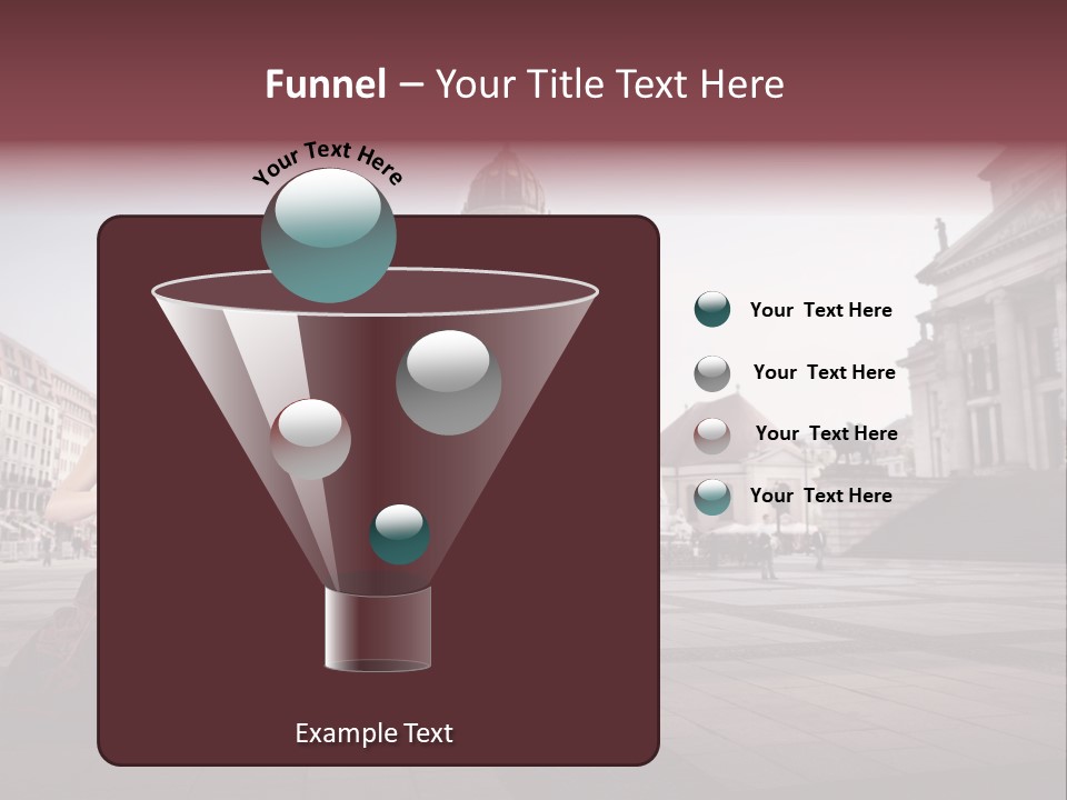 Classic Woman Student PowerPoint Template