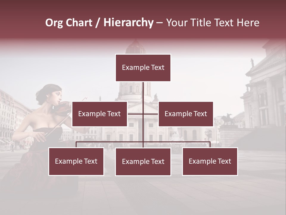 Classic Woman Student PowerPoint Template