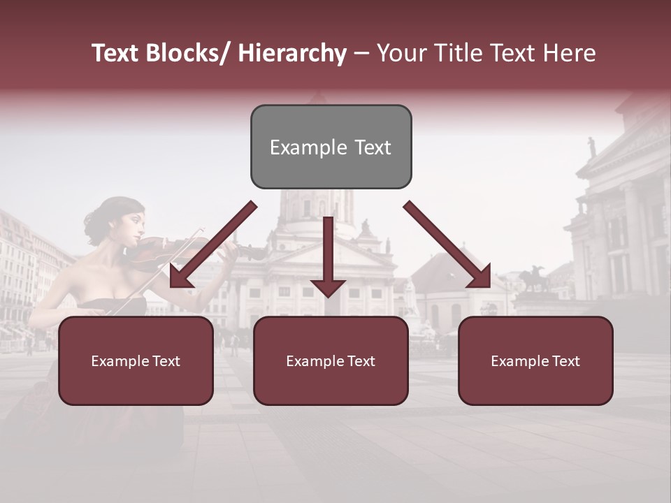 Classic Woman Student PowerPoint Template