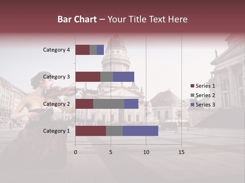 Classic Woman Student PowerPoint Template