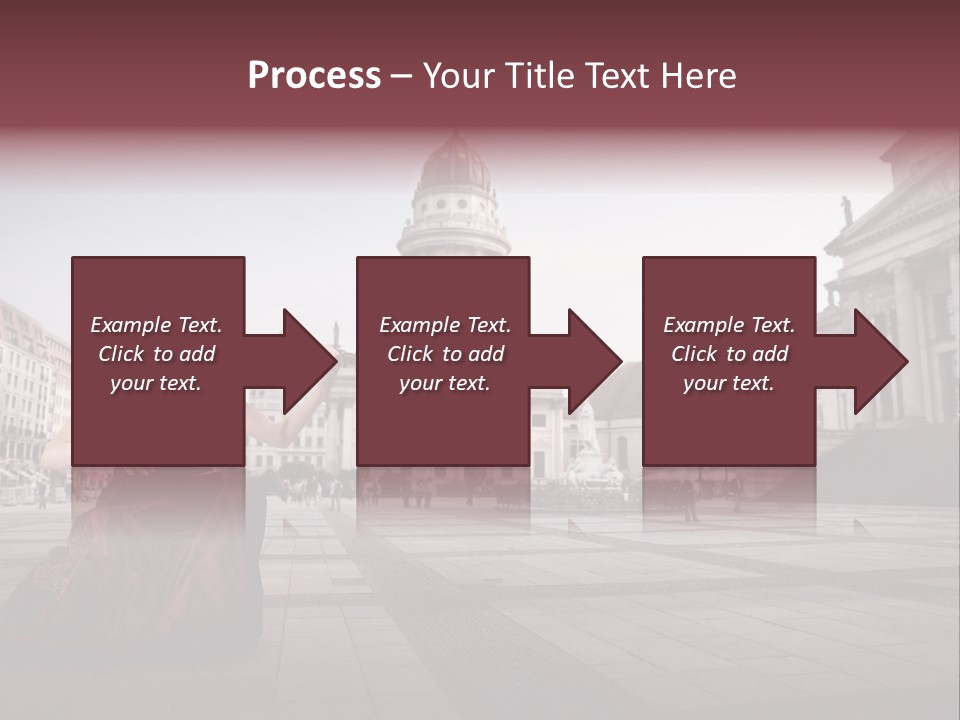 Classic Woman Student PowerPoint Template