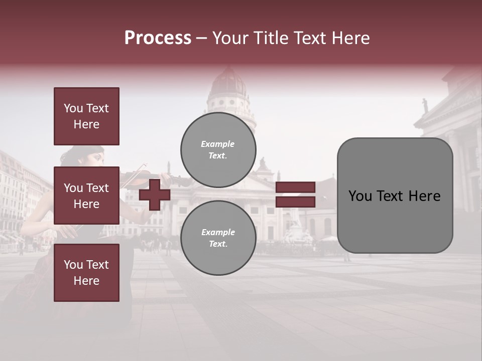 Classic Woman Student PowerPoint Template