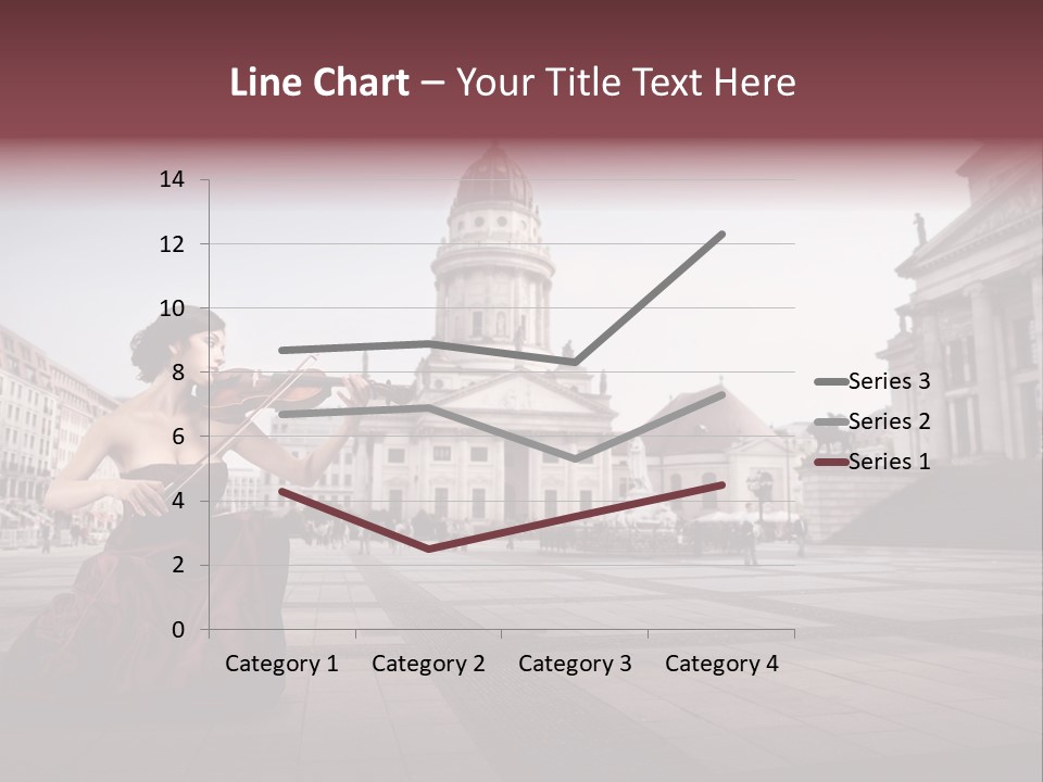 Classic Woman Student PowerPoint Template