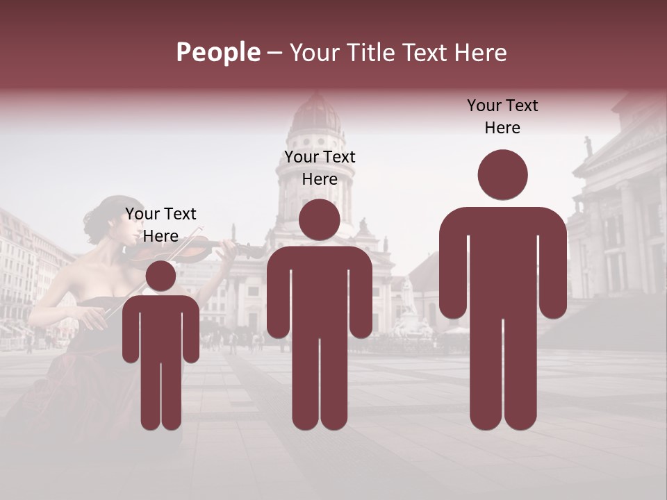 Classic Woman Student PowerPoint Template