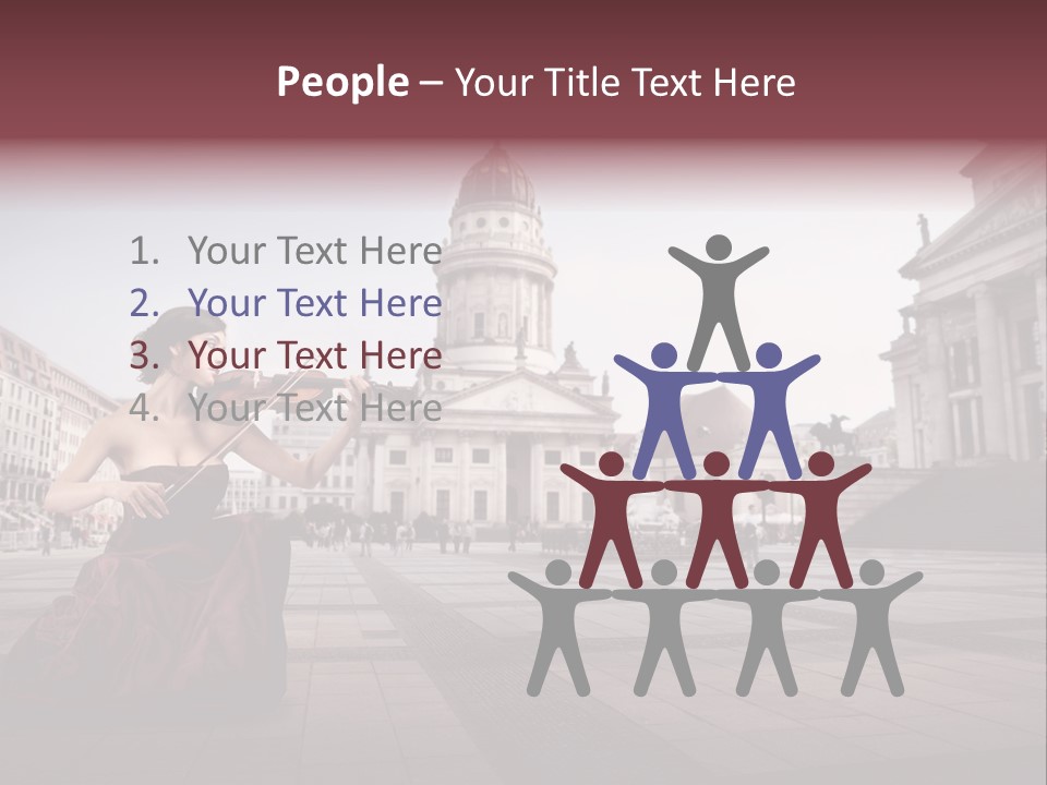 Classic Woman Student PowerPoint Template