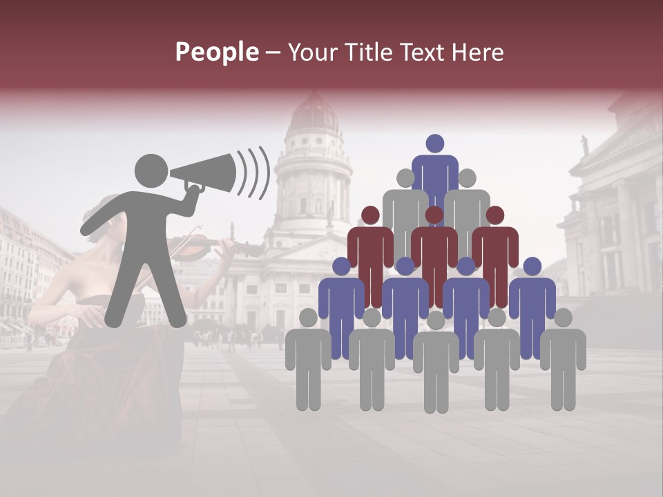 Classic Woman Student PowerPoint Template