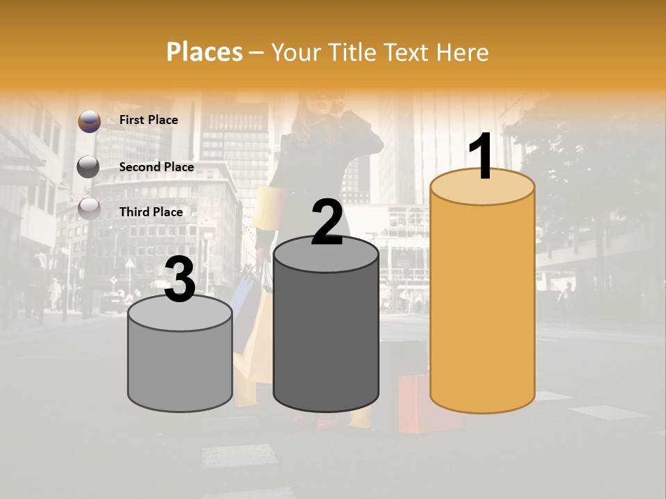 Call Street White PowerPoint Template