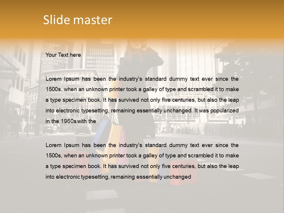 Call Street White PowerPoint Template