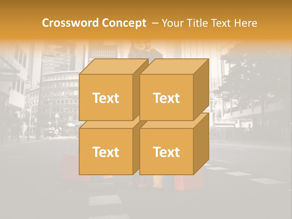 Call Street White PowerPoint Template