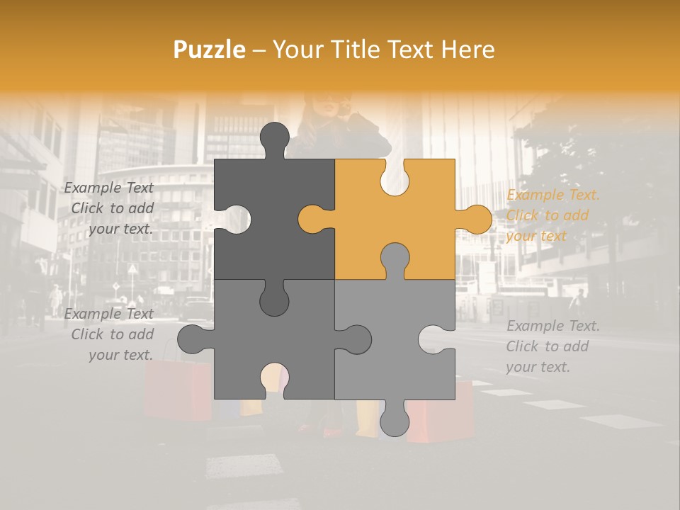 Call Street White PowerPoint Template