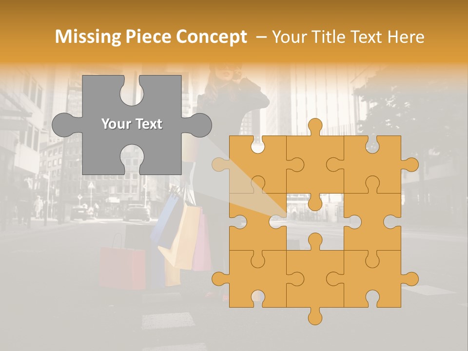 Call Street White PowerPoint Template