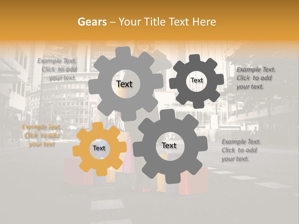 Call Street White PowerPoint Template