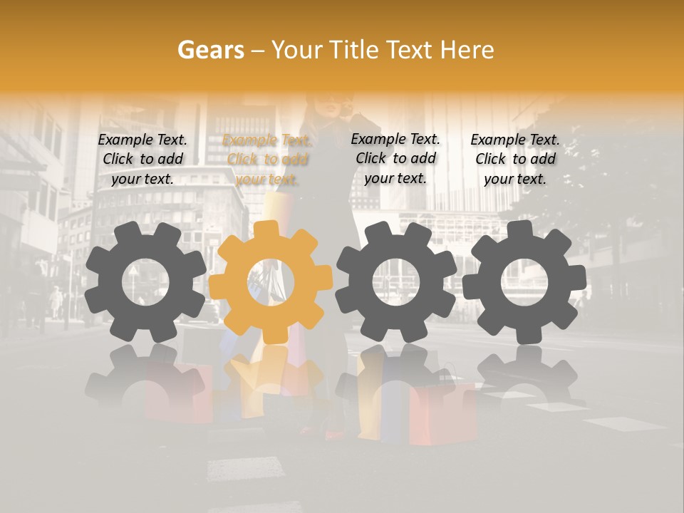 Call Street White PowerPoint Template