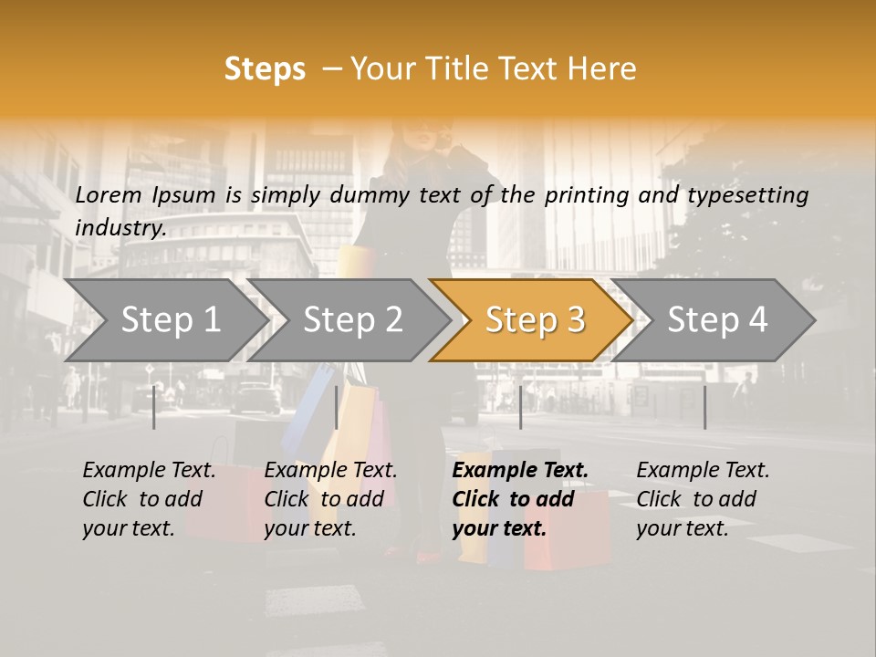 Call Street White PowerPoint Template