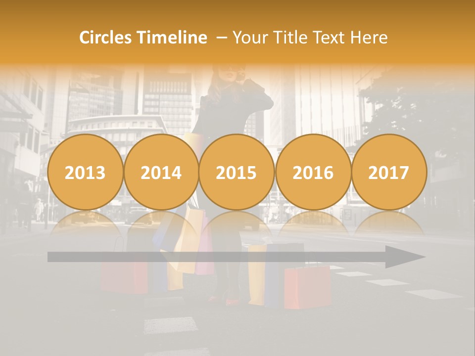 Call Street White PowerPoint Template