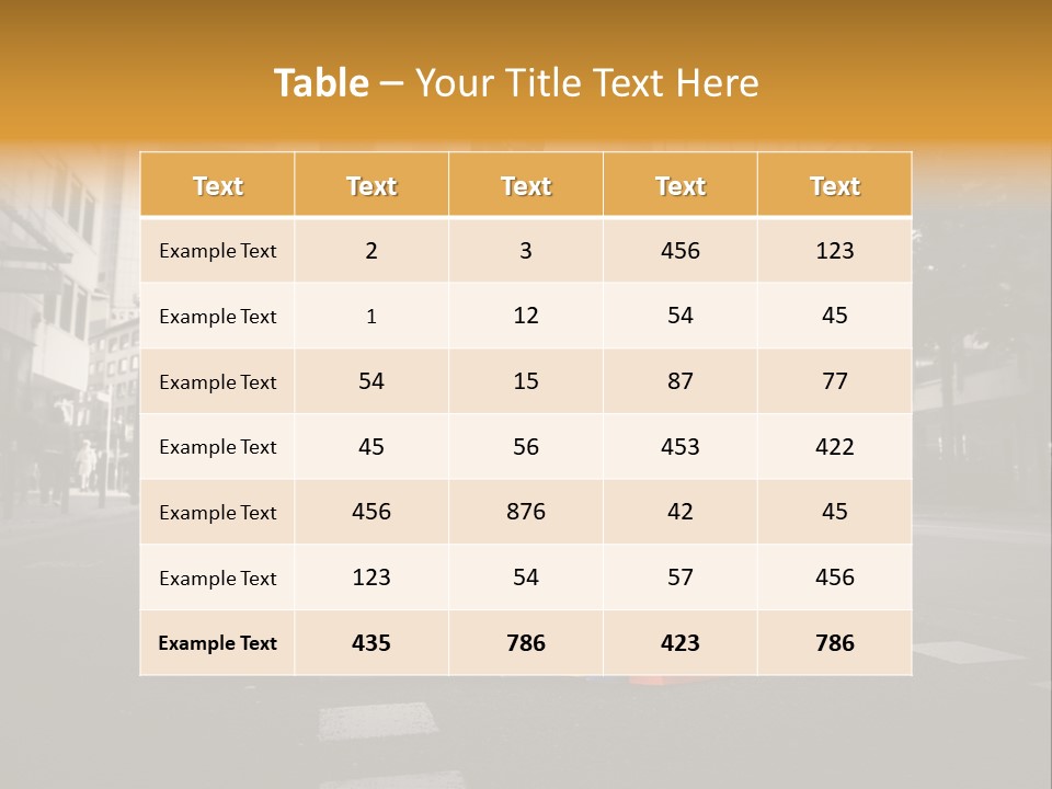 Call Street White PowerPoint Template