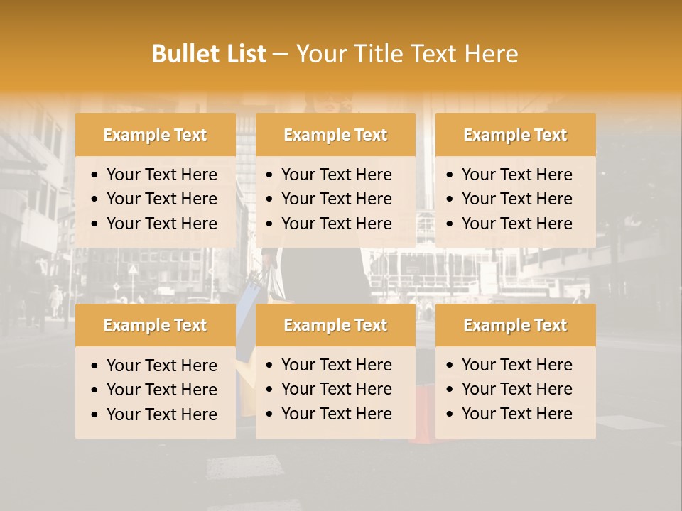 Call Street White PowerPoint Template