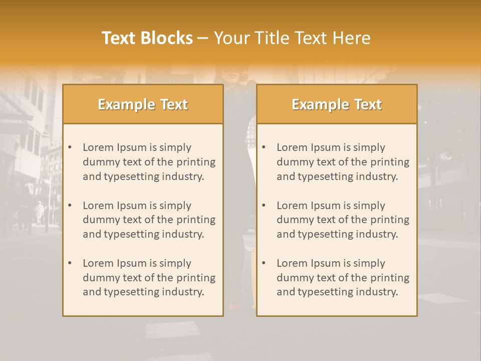 Call Street White PowerPoint Template