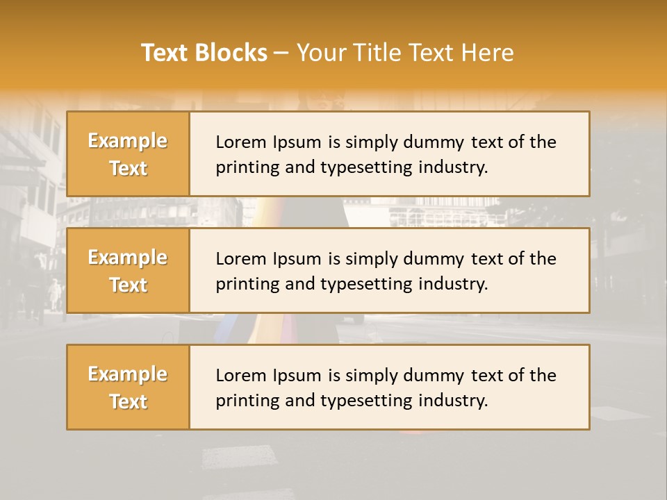 Call Street White PowerPoint Template