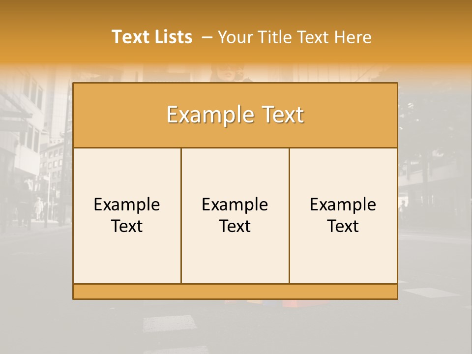 Call Street White PowerPoint Template