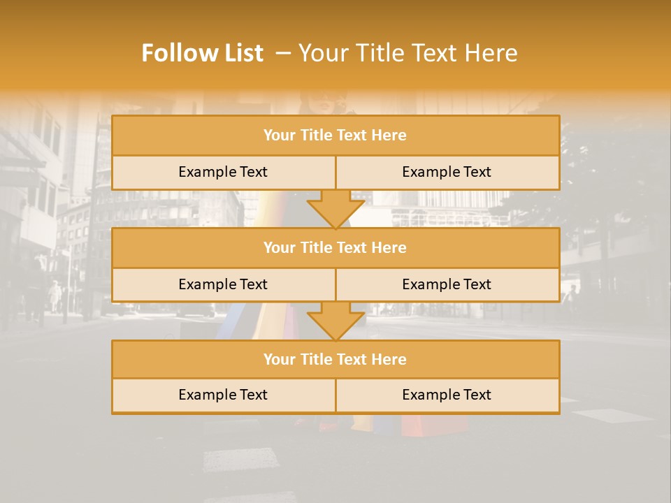 Call Street White PowerPoint Template