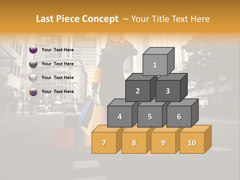 Call Street White PowerPoint Template