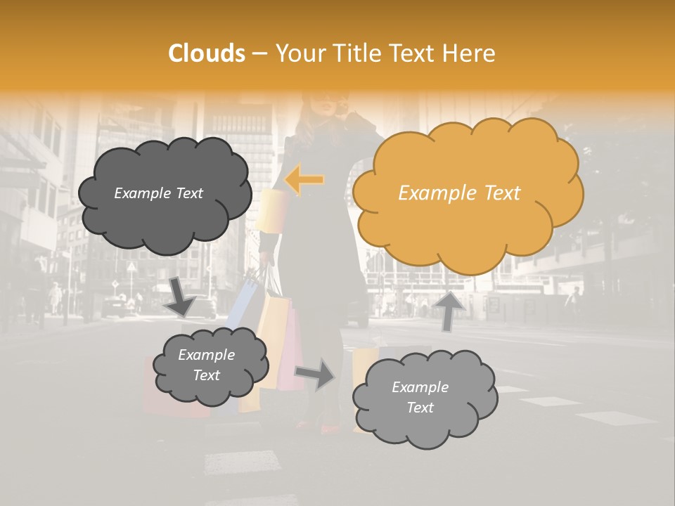 Call Street White PowerPoint Template