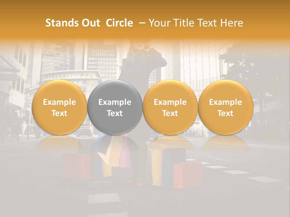 Call Street White PowerPoint Template