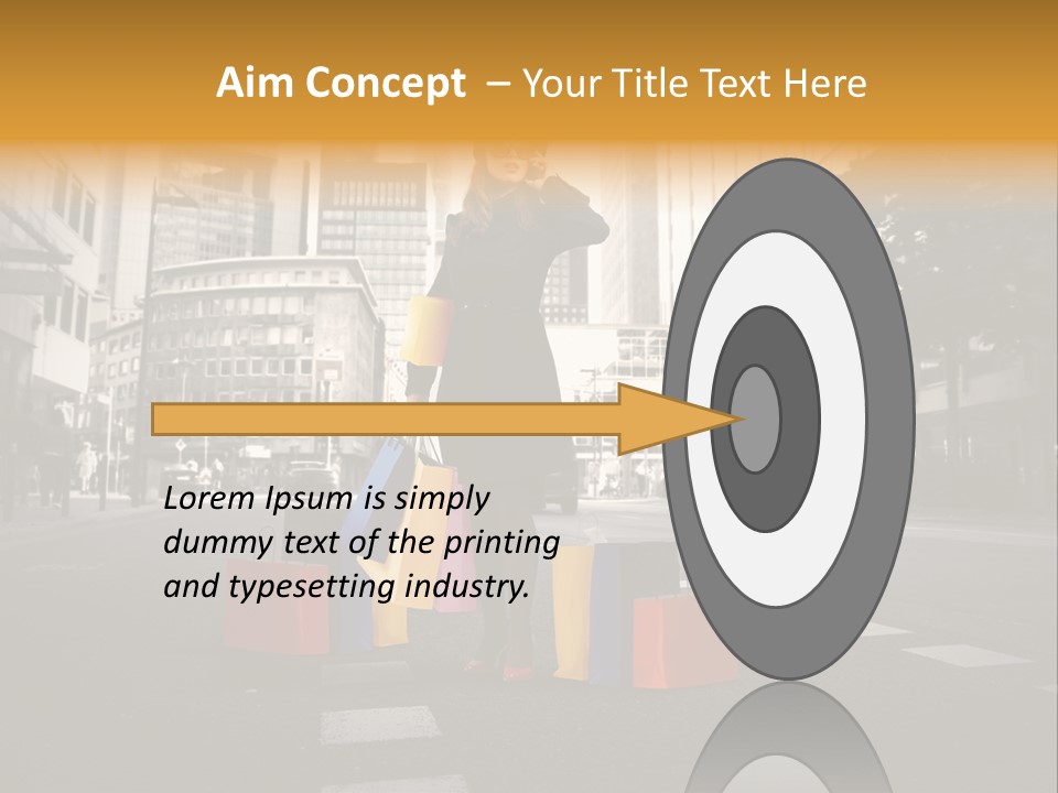 Call Street White PowerPoint Template