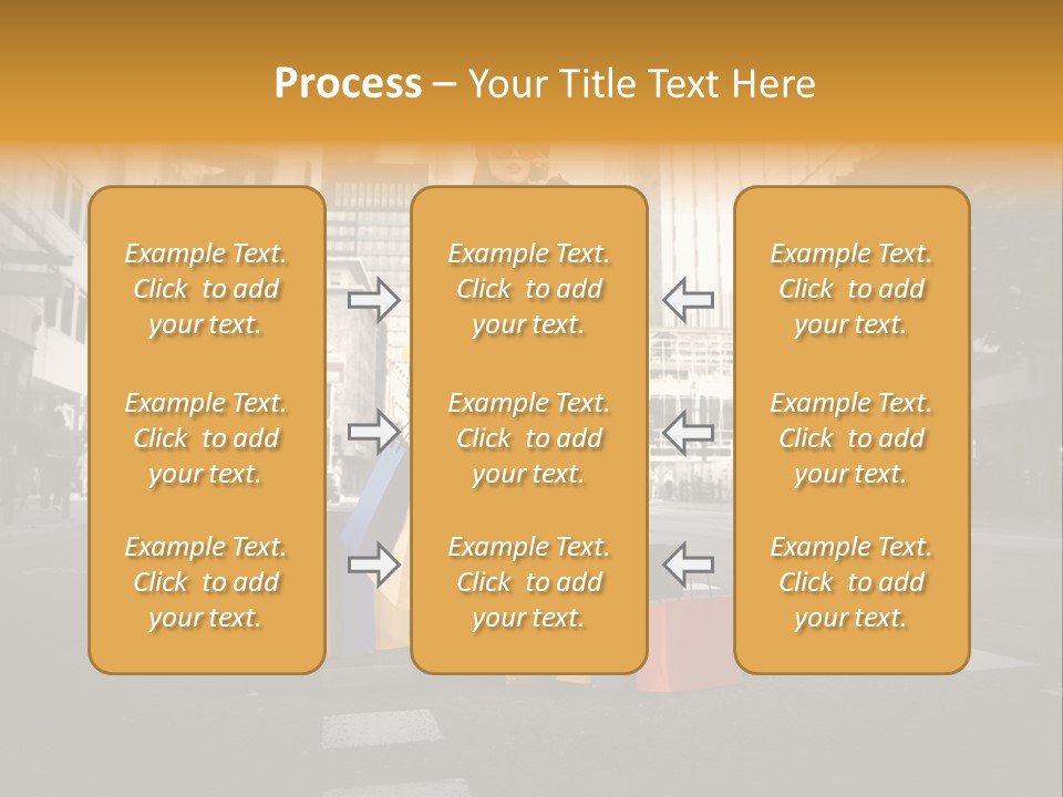 Call Street White PowerPoint Template