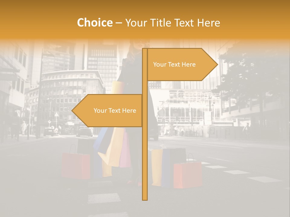 Call Street White PowerPoint Template