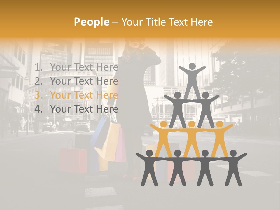 Call Street White PowerPoint Template