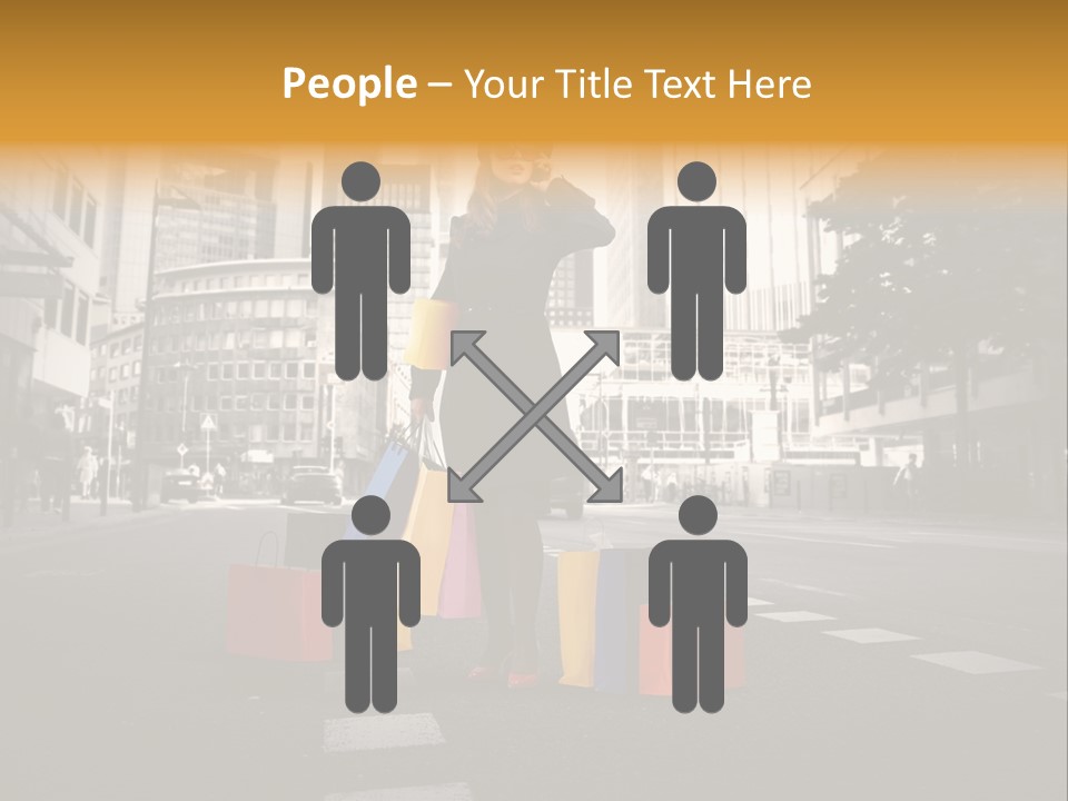 Call Street White PowerPoint Template